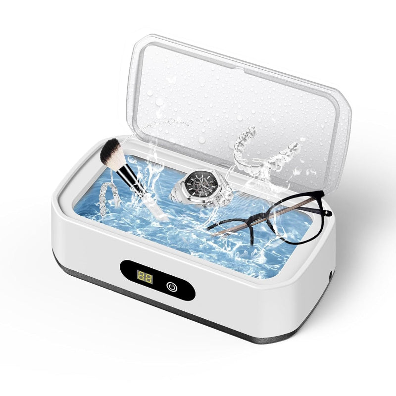 Portable Ultrasonic Cleaner | Professional Jewelry Glasses Denture Cleaning Machine