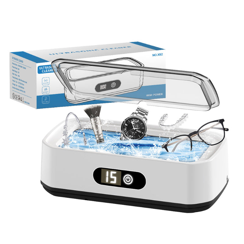 Portable Ultrasonic Cleaner | Professional Jewelry Glasses Denture Cleaning Machine