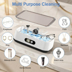Portable Ultrasonic Cleaner | Professional Jewelry Glasses Denture Cleaning Machine