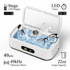Portable Ultrasonic Cleaner | Professional Jewelry Glasses Denture Cleaning Machine